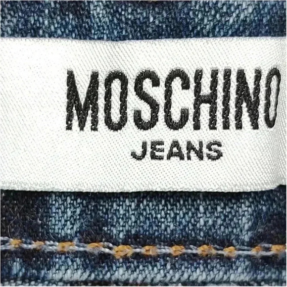 Moschino Jeans Boot Cut Flare Women's 10 Mid Rise - Picture 3 of 4